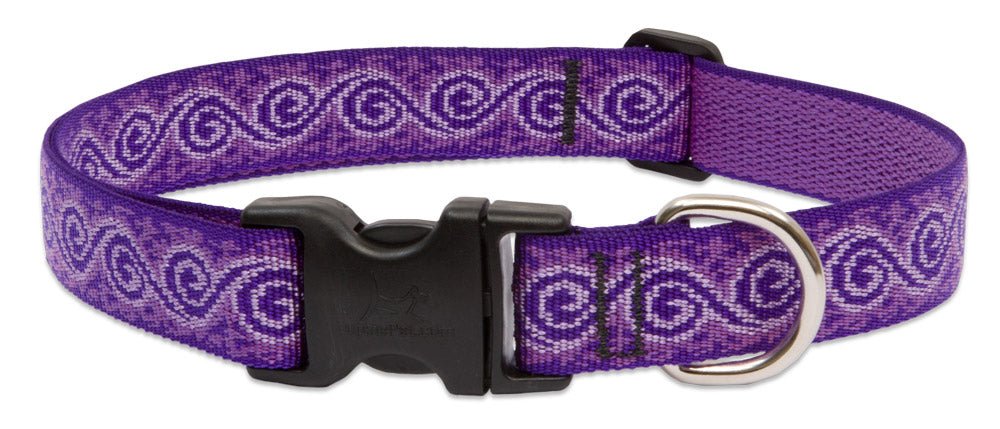 Patterned Adjustable Collar (Lupine) - SnowPaw Store - Lupine - Dog Collars, Leads, Belts